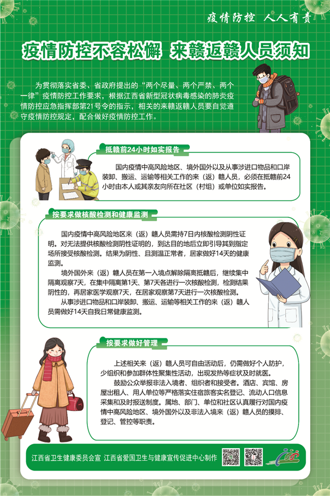 新冠肺炎疫情防控形勢嚴峻！江西發(fā)布第22號令